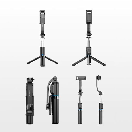 Recci RSS-W03 Bluetooth 5.0 Uzaktan Kumandalı Çok Fonksiyonlu Selfie Çubuğu - Görsel 12