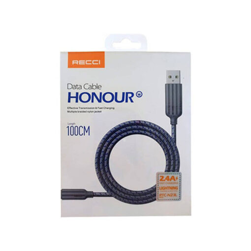 Recci RTC-N23L 2.4A Hızlı Şarj Özellikli Lightning to USB-A Kablo 1M - Görsel 5