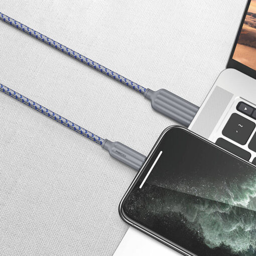 Recci RTC-N23L 2.4A Hızlı Şarj Özellikli Lightning to USB-A Kablo 1M - Görsel 3