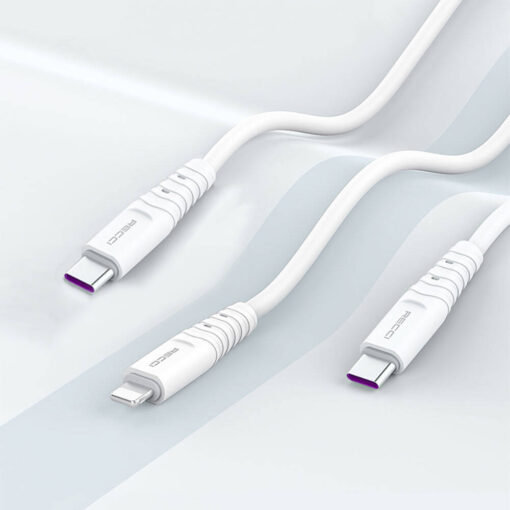 Recci RTC-P09CL Silicone Serisi 20W Hızlı Şarj Özellikli Type-C To Lightning PD Kablo 1.5M - Görsel 4