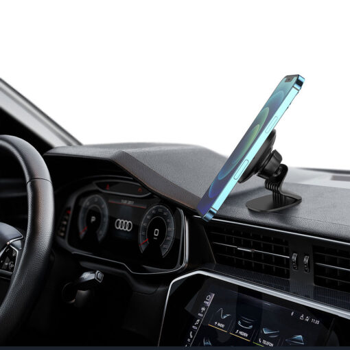 360 Derece Dönebilen Magnetik Düz Zemin Versiyon Araç Telefon Tutucu - Görsel 4