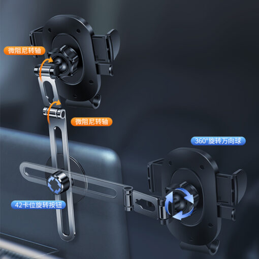 360 Derece Dönebilen Magnetik Stand - Laptop - Monitör Araç Telefon Tutucu - Görsel 6
