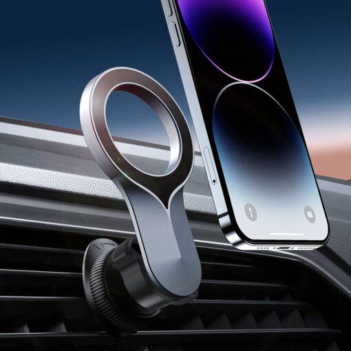 Wiwu CH50 360 Derece Dönebilen Havalandırma Tasarım Magnetik Araç Telefon Tutucu - Görsel 4
