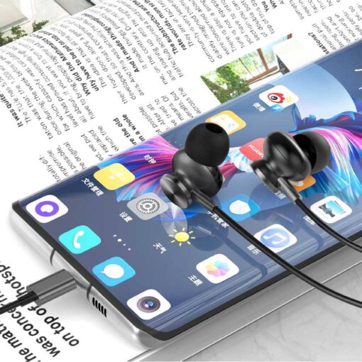 Wiwu EB315 Hi-Fi Ses Kaliteli Type-C Kulakiçi Kulaklık - Görsel 4