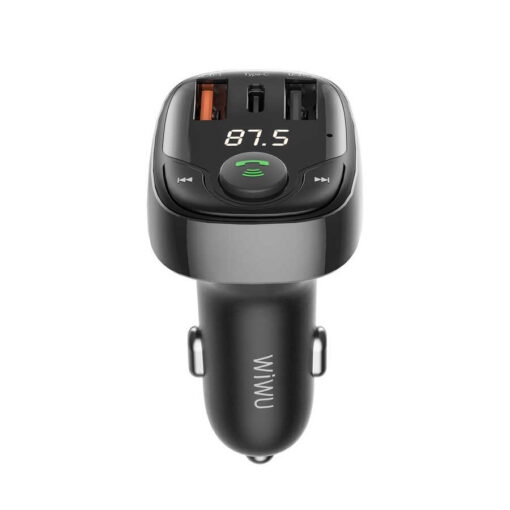 Hızlı Şarj Destekli Dijital Göstergeli Bluetooth FM Transmitter - Görsel 2