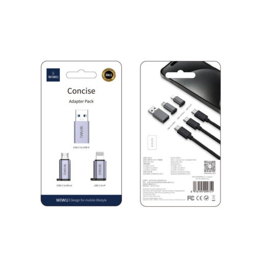 Type-C to USB-A/Type-C/Lightning Adaptör Paketi - Görsel 4