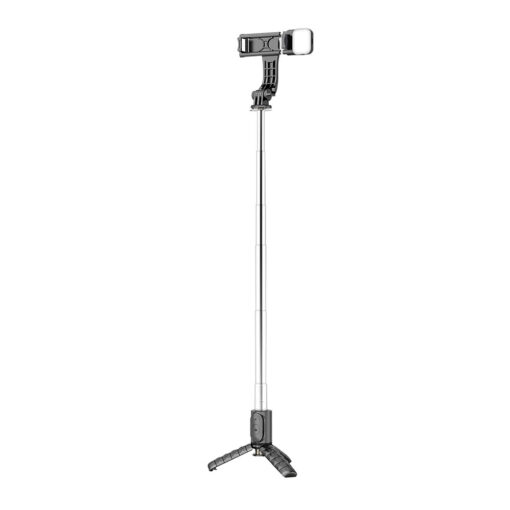 Wiwu Wi-SE002 Çok Fonksiyonlu Işıklı Sabitleyici Canlı Yayın Tripod Selfie Çubuğu - Görsel 5