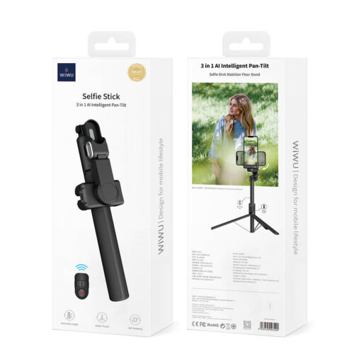 Wiwu Wi-SE009 Çok Fonksiyonlu Sabitleyici Ayrılabilir Tripod Selfie Çubuğu - Görsel 5