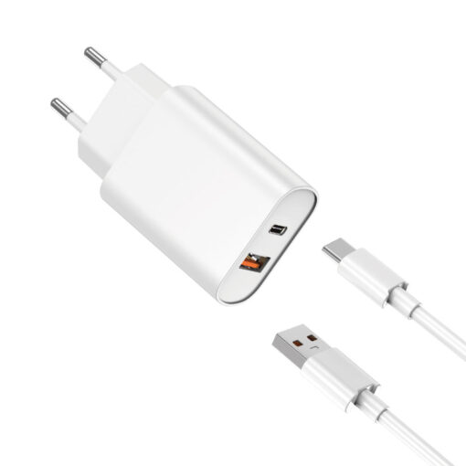 Quick Hızlı Şarj Başlığı USB-A to Type-C PD 20W Kablolu Şarj Seti - Görsel 4
