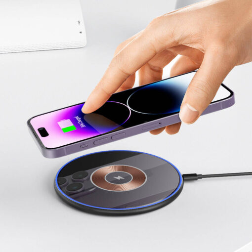 Quantus 15W Hızlı Şarj Özellikli Masaüstü Wireless Şarj Aleti - Görsel 7