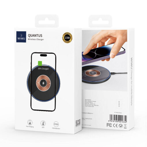 Quantus 15W Hızlı Şarj Özellikli Masaüstü Wireless Şarj Aleti - Görsel 9