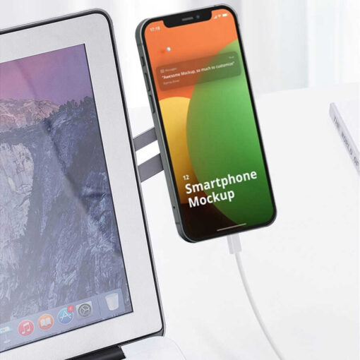 Wiwu ZM306 Laptop - Monitör Telefon Tutucu - Görsel 8