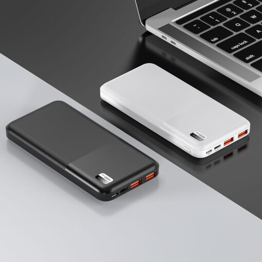 Xipin PX721 Hızlı Şarj Özellikli LED Işık Göstergeli Dual USB Taşınabilir Powerbank 10000mAh - Görsel 5