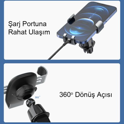 Yesido C122 Izgara Klipsli Araç Tutucu - Görsel 3
