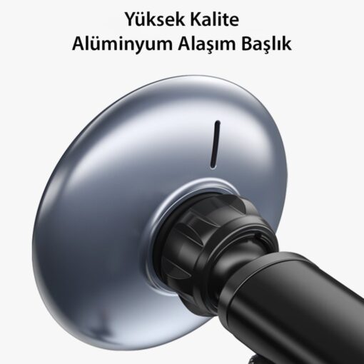 Yesido C132 15W Kablosuz Şarjlı Mıknatıslı Yapışkanlı Ayarlanabilir Magsafe Araç Tutu - Görsel 10