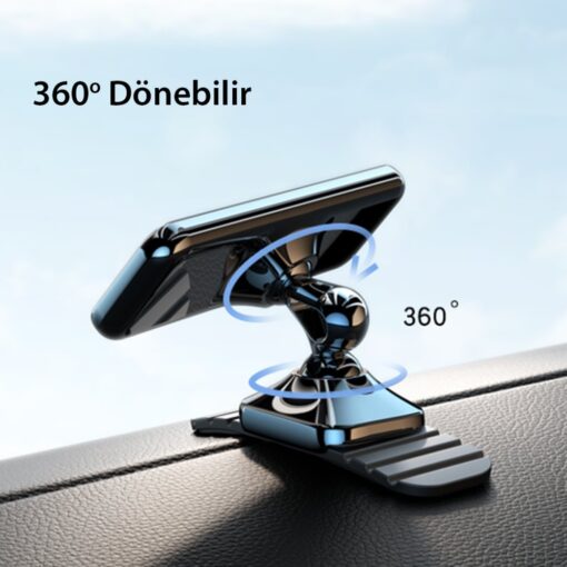 Yesido C150 360 Derece Ayarlanabilir Yapışkanlı Mıknatıslı Araç Tutucu - Görsel 11