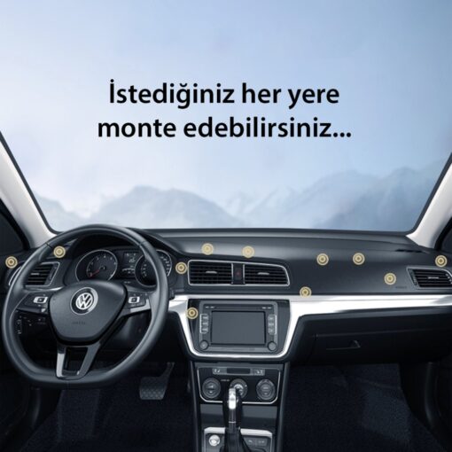 Yesido C150 360 Derece Ayarlanabilir Yapışkanlı Mıknatıslı Araç Tutucu - Görsel 7