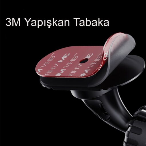 Yesido C153 2in1 Izgara Klipsli ve Yapışkanlı 360 Derece Ayarlanabilir Manyetik Magsafe Araç Tutucu - Görsel 6