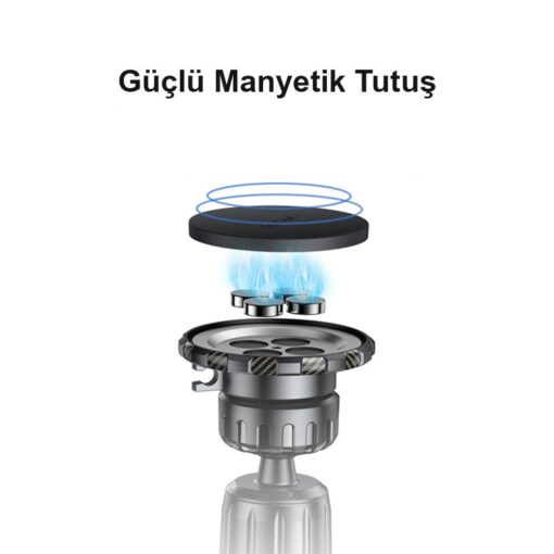Yesido C154 Izgara Klipsli Manyetik Magsafe Araç Tutucu - Görsel 5
