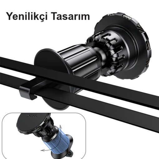 Yesido C154 Izgara Klipsli Manyetik Magsafe Araç Tutucu - Görsel 9
