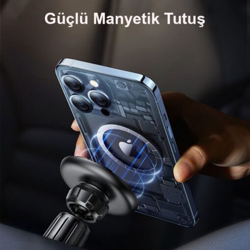 Yesido C156 Izgara Klipsli Manyetik Magsafe Araç Tutucu - Görsel 6