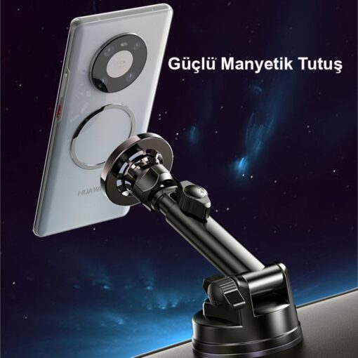 Yesido C158 2in1 Izgara Klipsli ve Yapışkanlı 360 Derece Ayarlanabilir Manyetik Magsafe Araç Tutucu - Görsel 3