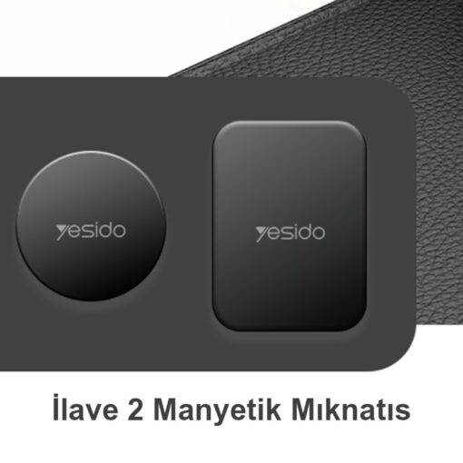 Yesido C159 2in1 Izgara Klipsli ve Yapışkanlı 360 Derece Ayarlanabilir Manyetik Magsafe Araç Tutucu - Görsel 7