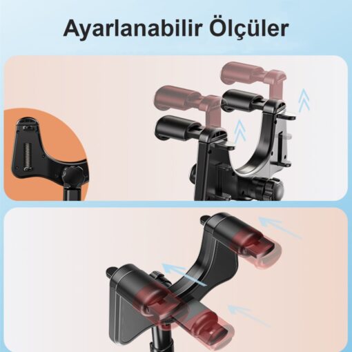 Yesido C196 Dikiz Aynasına Sabitlenen Ayarlanabilir Araç Tutucu - Görsel 2
