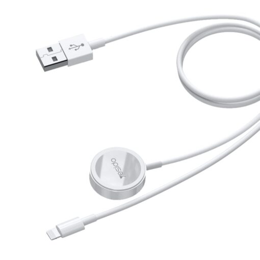 Yesido CA70 2in1 1.5M 2W Apple Watch Şarjı ve 2.4A Lightning Hızlı Şarj Kablosu - Görsel 3