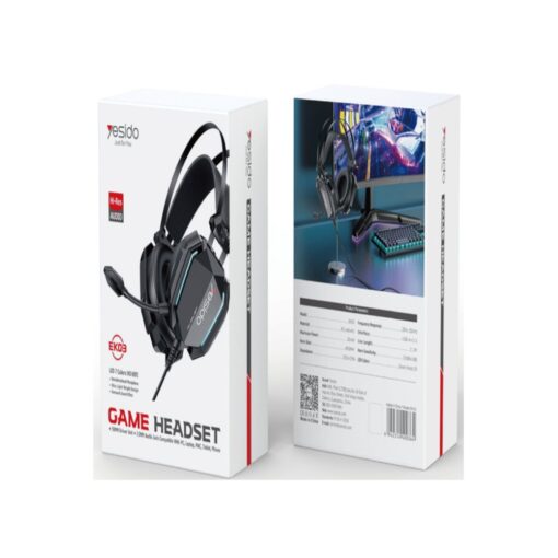 Yesido EK03 Kafaüstü Kablolu RGB Gaming Kulaklık - Görsel 3