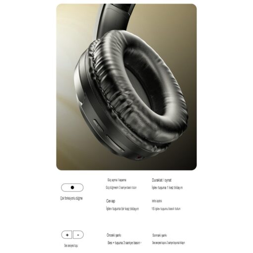 Yesido EP04 Kafaüstü Bluetooth Kulaklık - Görsel 10
