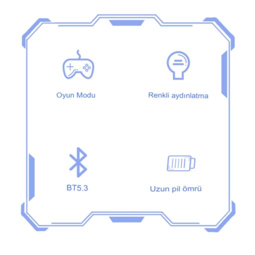 Yesido TWS14 Gaming Kablosuz Airpods Kulaklık - Görsel 8