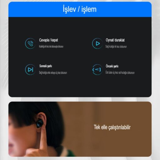 Yesido TWS20 Kablosuz Airpods Kulaklık - Görsel 13