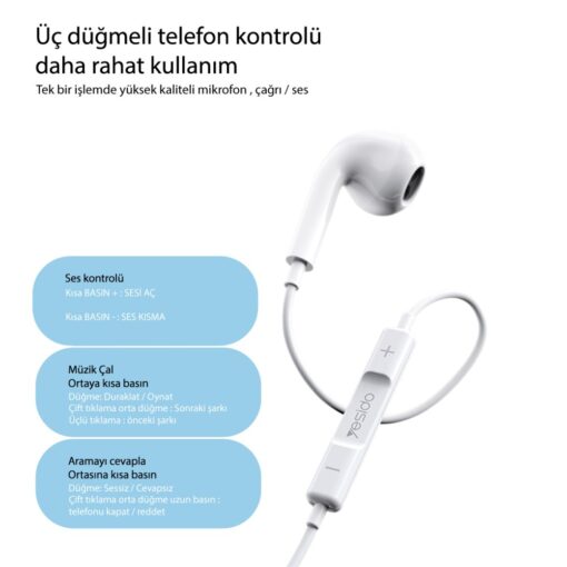 Yesido YH37 1.2M Lightning Bluetooth Kablolu Kulaklık - Görsel 5
