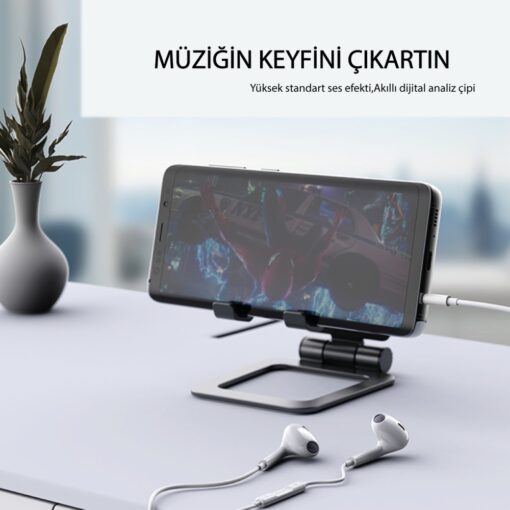 Yesido YH39 1.2M Yüksek Baslı 3.5mm Jaklı Kablolu Kulaklık - Görsel 5