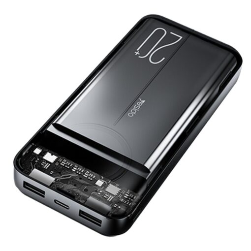 Yesido YP40 10.000 mAh Dijital Göstergeli USB3.0 PD Hızlı Şarj Powerbank - Görsel 2