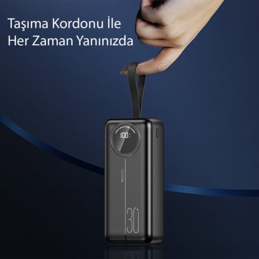 Yesido YP43 40.000 mAh Dijital Göstergeli USB3.0 PD Hızlı Şarj Powerbank - Görsel 9