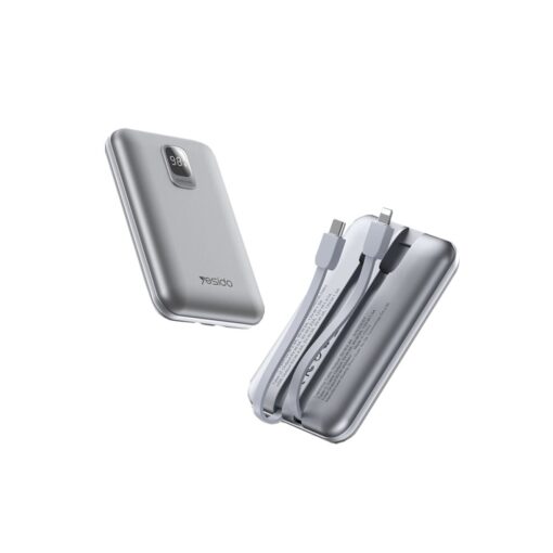 Yesido YP48 10.000 mAh 22.5W Dijital Göstergeli USB3.0 PD Hızlı Şarj Powerbank - Görsel 2
