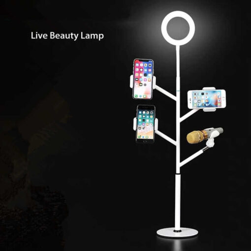 Zore Professional Live Stream Işıklı Telefon Tutucu Ring Light - Görsel 2
