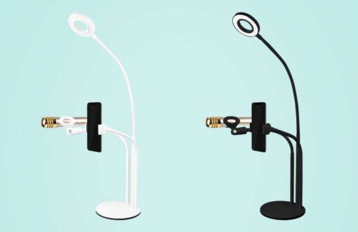 Zore 3 in 1 Işıklı Telefon Tutucu Ring Light - Görsel 3