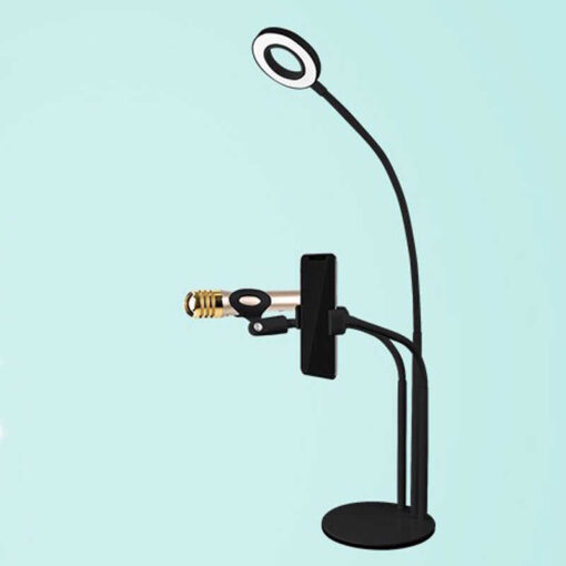 Zore 3 in 1 Işıklı Telefon Tutucu Ring Light - Görsel 6
