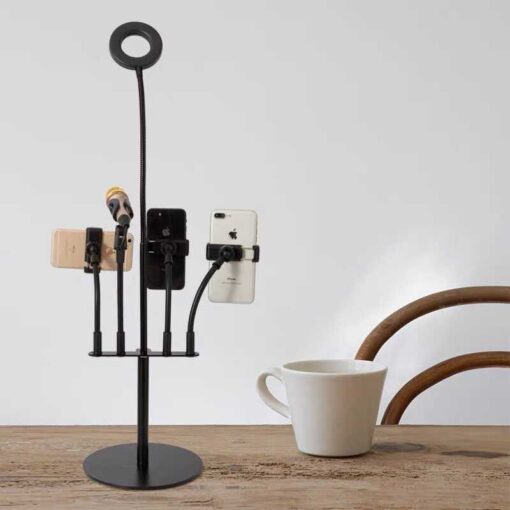 Zore 5 in 1 Işıklı Telefon Tutucu Ring Light - Görsel 2