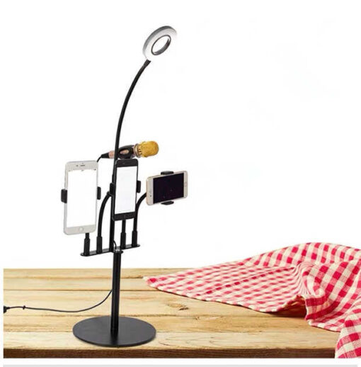 Zore 5 in 1 Işıklı Telefon Tutucu Ring Light - Görsel 6