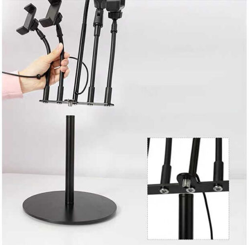 Zore 5 in 1 Işıklı Telefon Tutucu Ring Light - Görsel 9