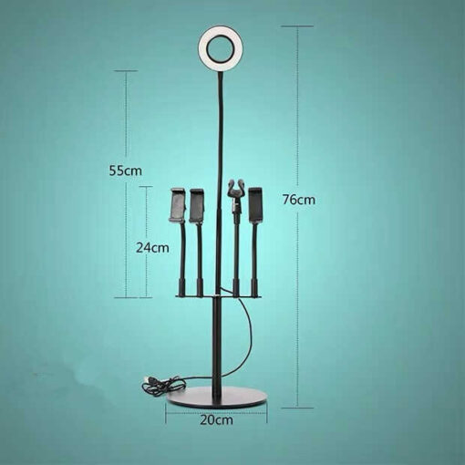Zore 5 in 1 Işıklı Telefon Tutucu Ring Light - Görsel 10