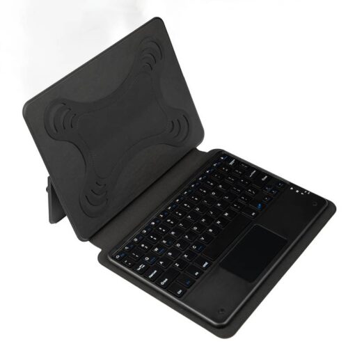 Zore Border Keyboard 13" inç Universal Bluetooh Bağlantılı Standlı Klavyeli Tablet Kılıfı - Görsel 6