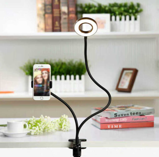 Zore Clip Flash Light Işıklı Telefon Tutucu Ring Light - Görsel 3