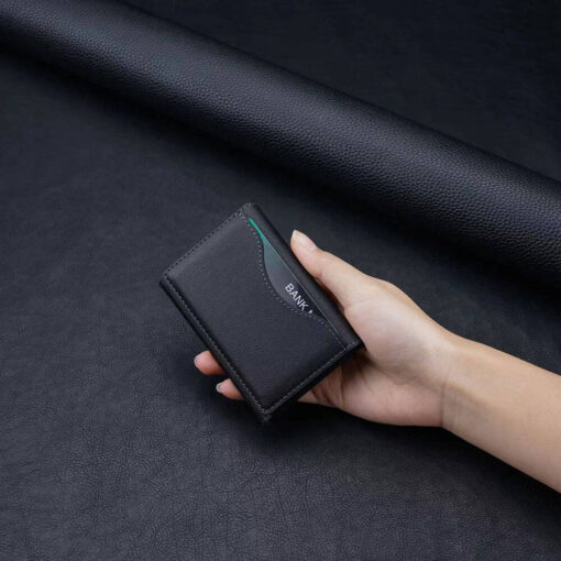 Zore CRD-04 Suni Deri Görünümlü 5 Hazneli Magnetik Kartlık - Görsel 4
