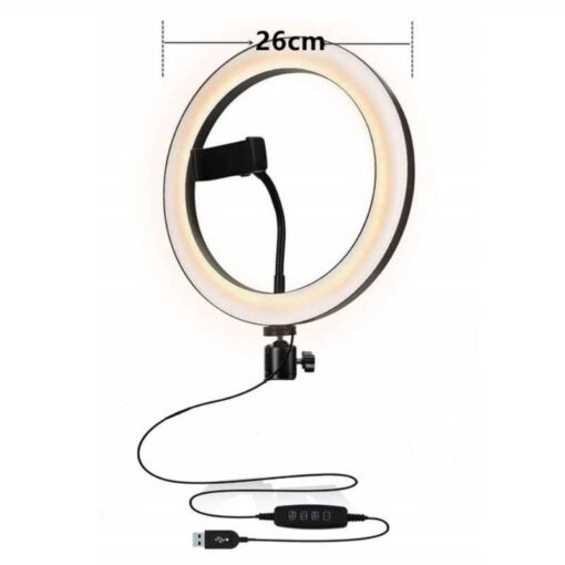 Zore CXB-260 Işıklı Telefon Tutucu Ring Light - Görsel 2