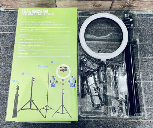 Zore DC-36 Işıklı Tripod Telefon Tutucu Ring Light - Görsel 2